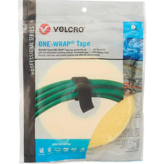 Velcro Brand - Cable Ties; Cable Tie Type: Reusable Cable Tie ; Material: Hook and Loop ; Color: Mimosa Yellow ; Overall Length (Feet): 15 ; Overall Length (Decimal Inch): 180.00000 ; Maximum Bundle Diameter (Inch): 0.75 - Exact Tooling