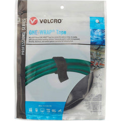 Velcro Brand - Cable Ties; Cable Tie Type: Reusable Cable Tie ; Material: Hook and Loop ; Color: Black ; Overall Length (Feet): 15 ; Overall Length (Decimal Inch): 180.00000 ; Maximum Bundle Diameter (Inch): 0.5 - Exact Tooling