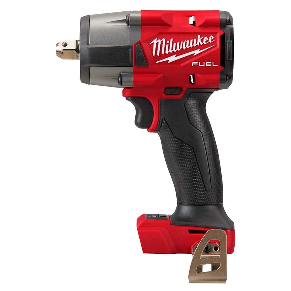 Milwaukee Tool - Cordless Impact Wrenches & Ratchets Voltage: 18.00 Drive Size (Inch): 1/2 - Exact Tooling