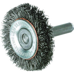 Osborn - Wheel Brushes Outside Diameter (Inch): 3 Shank Diameter (Inch): 1/4 - Exact Tooling