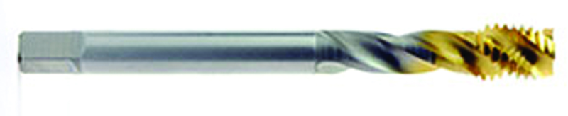 5/16-24 0 Fl H3 HSSE Spiral Fl Tap-- TiN - Exact Tooling