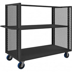 Durham - 2,000 Lb Capacity 2-Shelf 2-Sided Mesh Truck - Exact Tooling