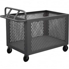 Durham - 1,400 Lb Capacity 1-Shelf 4-Sided Mesh Box Truck - Exact Tooling