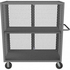 Durham - 2,000 Lb Capacity 1-Shelf Security Mesh Truck - Exact Tooling