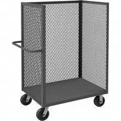 Durham - 3,600 Lb Capacity 1-Shelf 3-Sided Mesh Truck - Exact Tooling