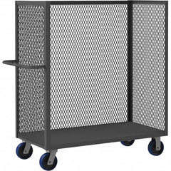Durham - 3,600 Lb Capacity 1-Shelf 3-Sided Mesh Truck - Exact Tooling