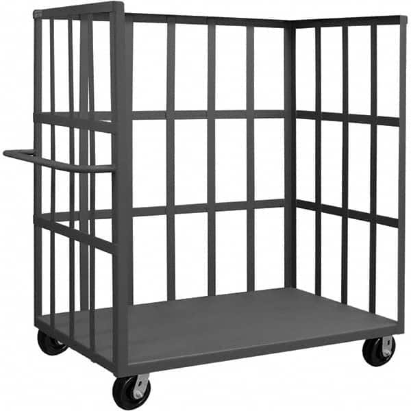 Durham - 3,000 Lb Capacity 1-Shelf Open Portable Truck - Exact Tooling