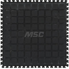 M + A Matting - Anti-Fatigue Matting; Dry or Wet Environment: Dry ; Length (Inch): 18 ; Length (Feet): 1.5 ; Width (Inch): 18 ; Thickness (Inch): 3/4 ; Surface Pattern: Raised Squares - Exact Tooling