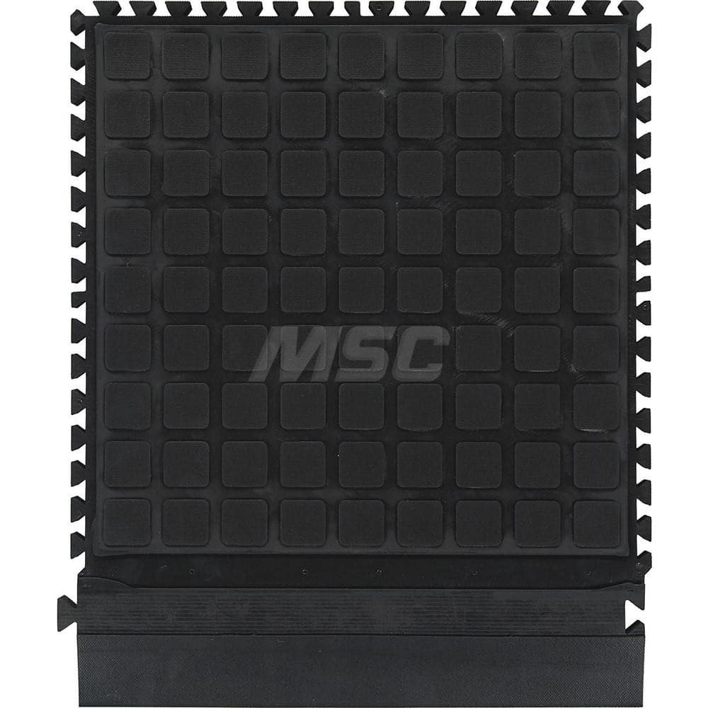 M + A Matting - Anti-Fatigue Matting; Dry or Wet Environment: Dry ; Length (Inch): 21.875 ; Length (Feet): 1.8 ; Width (Inch): 18 ; Thickness (Inch): 3/4 ; Surface Pattern: Raised Squares - Exact Tooling