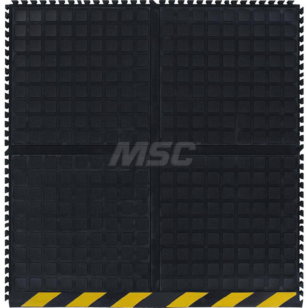 M + A Matting - Anti-Fatigue Matting; Dry or Wet Environment: Dry ; Length (Inch): 39.875 ; Length (Feet): 3.3 ; Width (Inch): 36 ; Thickness (Inch): 3/4 ; Surface Pattern: Raised Squares - Exact Tooling