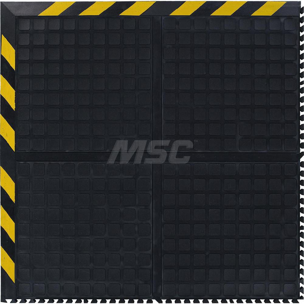 M + A Matting - Anti-Fatigue Matting; Dry or Wet Environment: Dry ; Length (Inch): 39.875 ; Length (Feet): 3.3 ; Width (Inch): 39.875 ; Thickness (Inch): 3/4 ; Surface Pattern: Raised Squares - Exact Tooling
