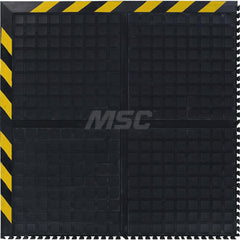 M + A Matting - Anti-Fatigue Matting; Dry or Wet Environment: Dry ; Length (Inch): 39.875 ; Length (Feet): 3.3 ; Width (Inch): 39.875 ; Thickness (Inch): 3/4 ; Surface Pattern: Raised Squares - Exact Tooling