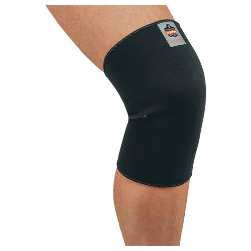600 2 XL Black 1- Layer Neoprene Knee Sleeve - Exact Tooling