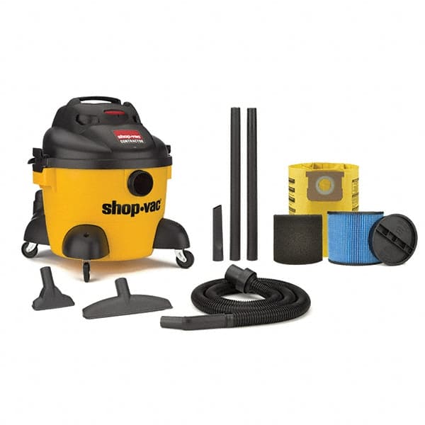 Shop-Vac - 6 Gal 3 Peak hp 8.4 Amp Electric Wet/Dry Vacuum - Exact Tooling