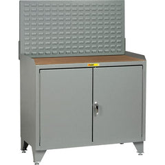 Little Giant - Stationary Workstations Type: Security Workstation Width (Inch): 48 - Exact Tooling
