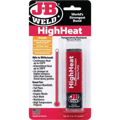 J-B Weld - Epoxy & Structural Adhesives; Type: Epoxy ; Container Size Range: Smaller than 16 oz. ; Container Size: 2 oz. ; Container Type: Stick ; Color: Grey ; Working Time (Hours): 1 - Exact Tooling