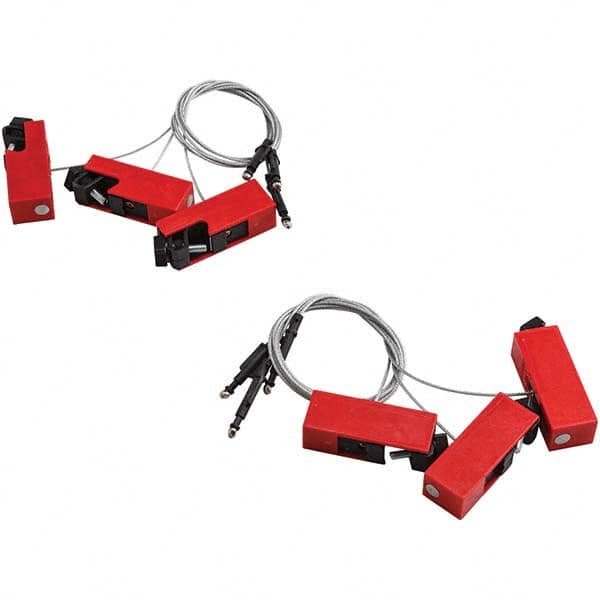 Brady - 1 6-Piece 1 Point Clamp On Cable Lockout - Exact Tooling