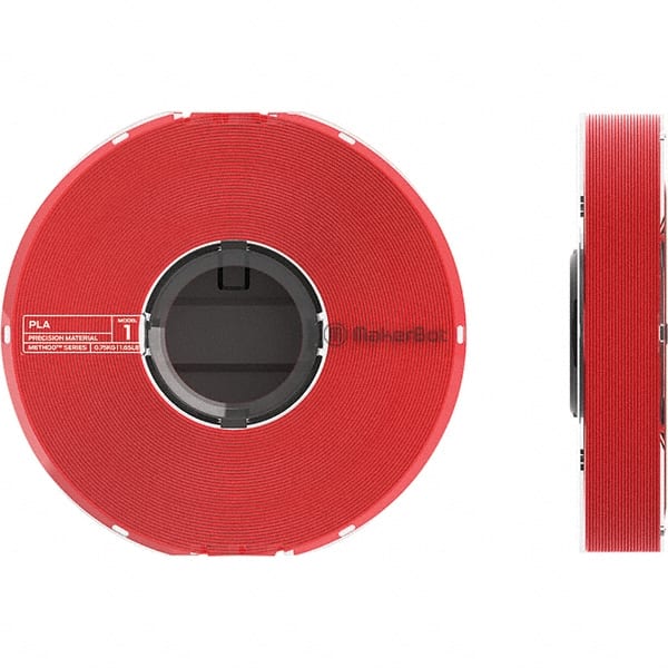 MakerBot - PLA-ABS Composite Spool - True Red, Use with MakerBot Method Performance 3D Printer - Exact Tooling