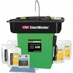 CRC - 25 Gal Free Standing Water-Based Mobile Parts Washer Kit - Exact Tooling