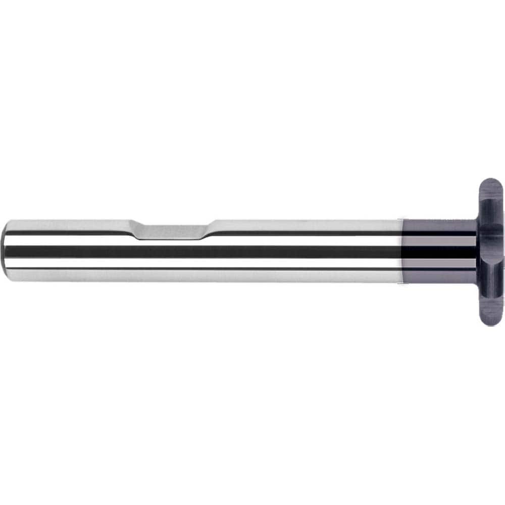 Harvey Tool - 1" Cut Diam, 1/16" Cut Width, 1/2" Shank, Straight-Tooth Woodruff Keyseat Cutter - Exact Tooling