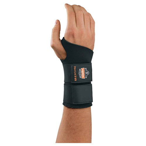 675 XL Black Double Strap Wrist Support Ambidextrous - Exact Tooling
