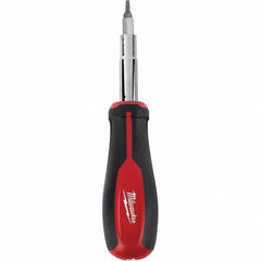 Milwaukee Tool - Bit Screwdrivers Type: 11-in-1 Screwdriver Tip Type: Nut Driver; Philips; Square; Torx - Exact Tooling