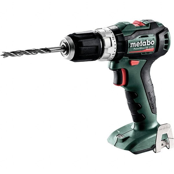 Metabo - 12 Volt 3/8" Quick Change Chuck Cordless Hammer Drill - 0 to 21,000 BPM, 0 to 500 & 1,650 RPM, Reversible - Exact Tooling