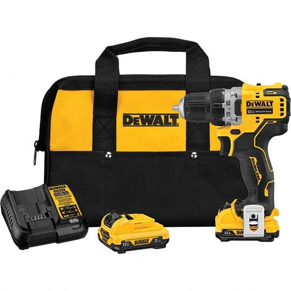DeWALT - Cordless Drills Battery Voltage: 12 Battery Chemistry: Lithium-Ion - Exact Tooling
