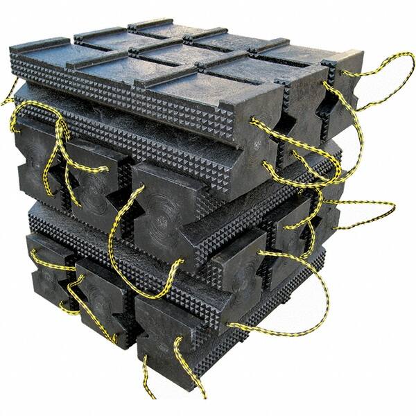 AME International - Cribbing Blocks & Sets Material: Recycled Plastic Height (Inch): 24 - Exact Tooling