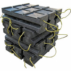 AME International - Cribbing Blocks & Sets Material: Recycled Plastic Height (Inch): 24 - Exact Tooling