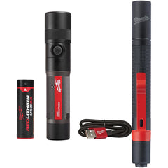 Milwaukee Tool - Flashlights; Type: Industrial/Tactical ; Bulb Type: LED ; Battery Size: 4V ; Rechargeable: Yes ; Maximum Light Output (Lumens): 1100 ; Body Type: Standard - Exact Tooling