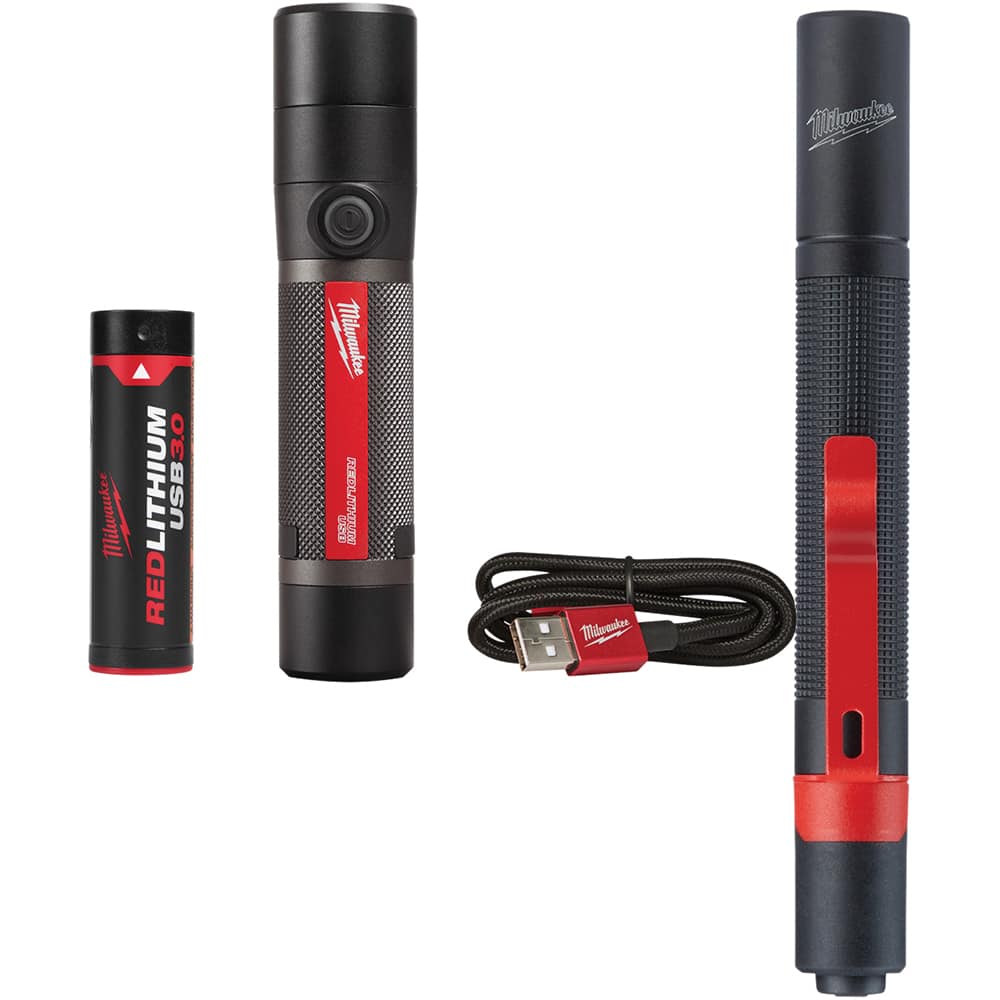 Milwaukee Tool - Flashlights; Type: Industrial/Tactical ; Bulb Type: LED ; Battery Size: 4V ; Rechargeable: Yes ; Maximum Light Output (Lumens): 800 ; Body Type: Standard - Exact Tooling