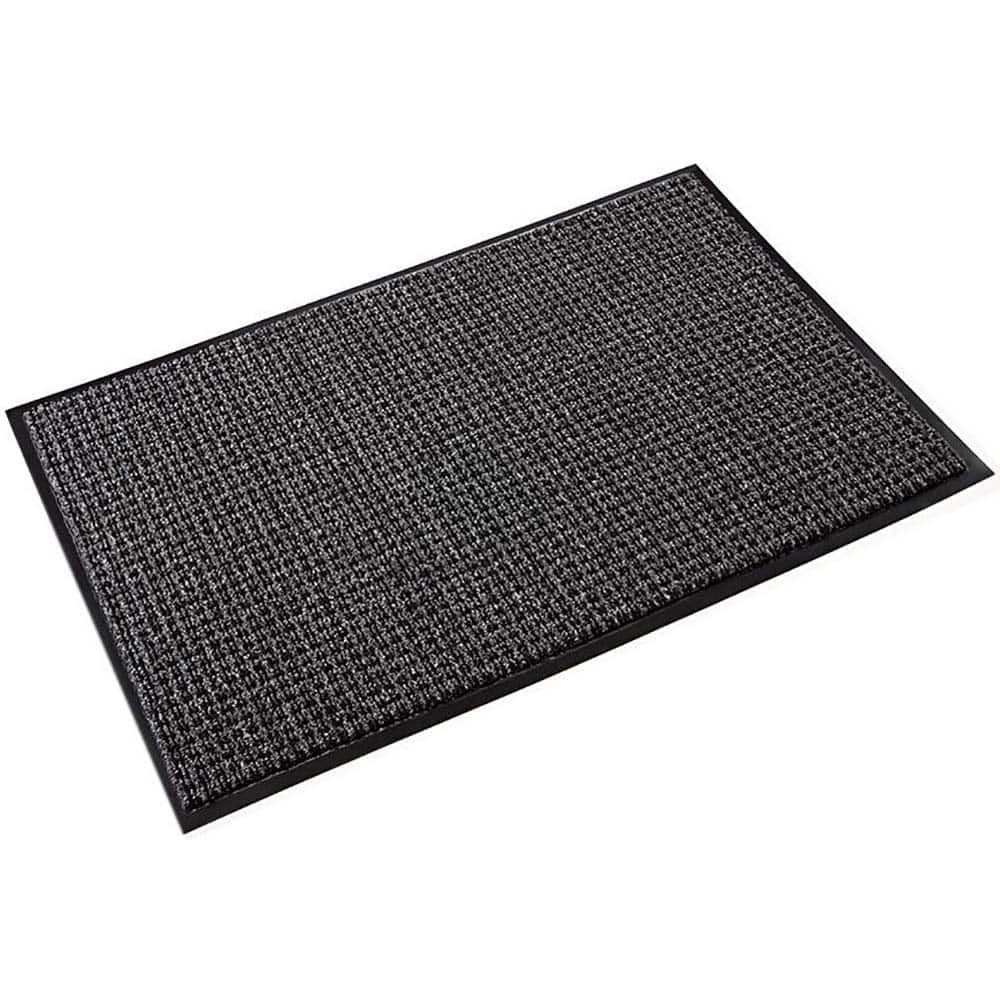 Crown Matting - Entrance Matting; Indoor or Outdoor: Indoor ; Traffic Type: Heavy/High Traffic ; Surface Material: Olefin ; Base Material: Nitrile Rubber; Vinyl ; Surface Pattern: Looped ; Color: Black/Gray - Exact Tooling