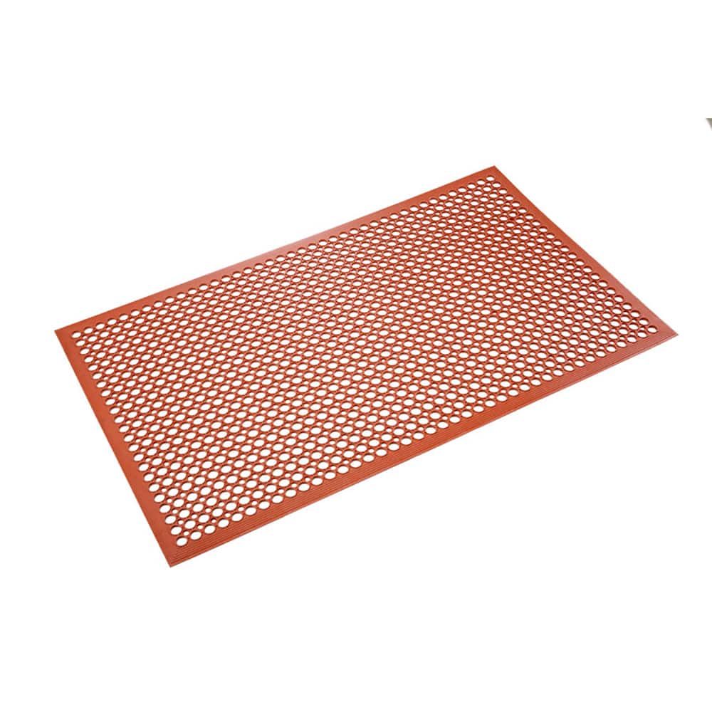 Crown Matting - Anti-Fatigue Matting; Dry or Wet Environment: Wet ; Length (Feet): 20.000 ; Width (Inch): 36 ; Width (Feet): 3.00 ; Thickness (Inch): 1/2 ; Surface Pattern: Raised Circles - Exact Tooling