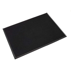 Crown Matting - Clean Room Matting; Surface Material: SBR Rubber; Rubber ; Length (Inch): 72 ; Thickness (Inch): 5/8 ; Layers per Mat: 1 ; Color: Black ; Base Material: SBR Rubber - Exact Tooling