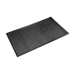 Crown Matting - Anti-Fatigue Matting; Dry or Wet Environment: Wet ; Length (Feet): 15.000 ; Width (Inch): 36 ; Width (Feet): 3.00 ; Thickness (Inch): 1/2 ; Surface Pattern: Raised Circles - Exact Tooling