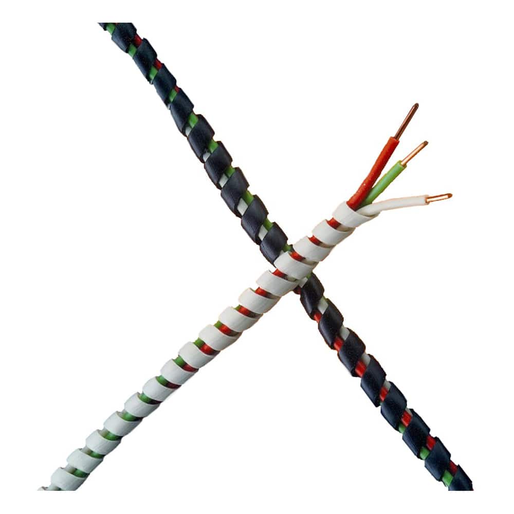 MM Newman - Cable Sleeves; Sleeve Type: Spiral Bundling; Expandable; Wire & Hose Harness; Automotive; Wrap-around; Spiral Wrap ; Inside Diameter (Decimal Inch): .84 ; Inside Diameter (Inch): .84 ; Color: Red ; Resistance Features: Acid Resistant; Alkali - Exact Tooling