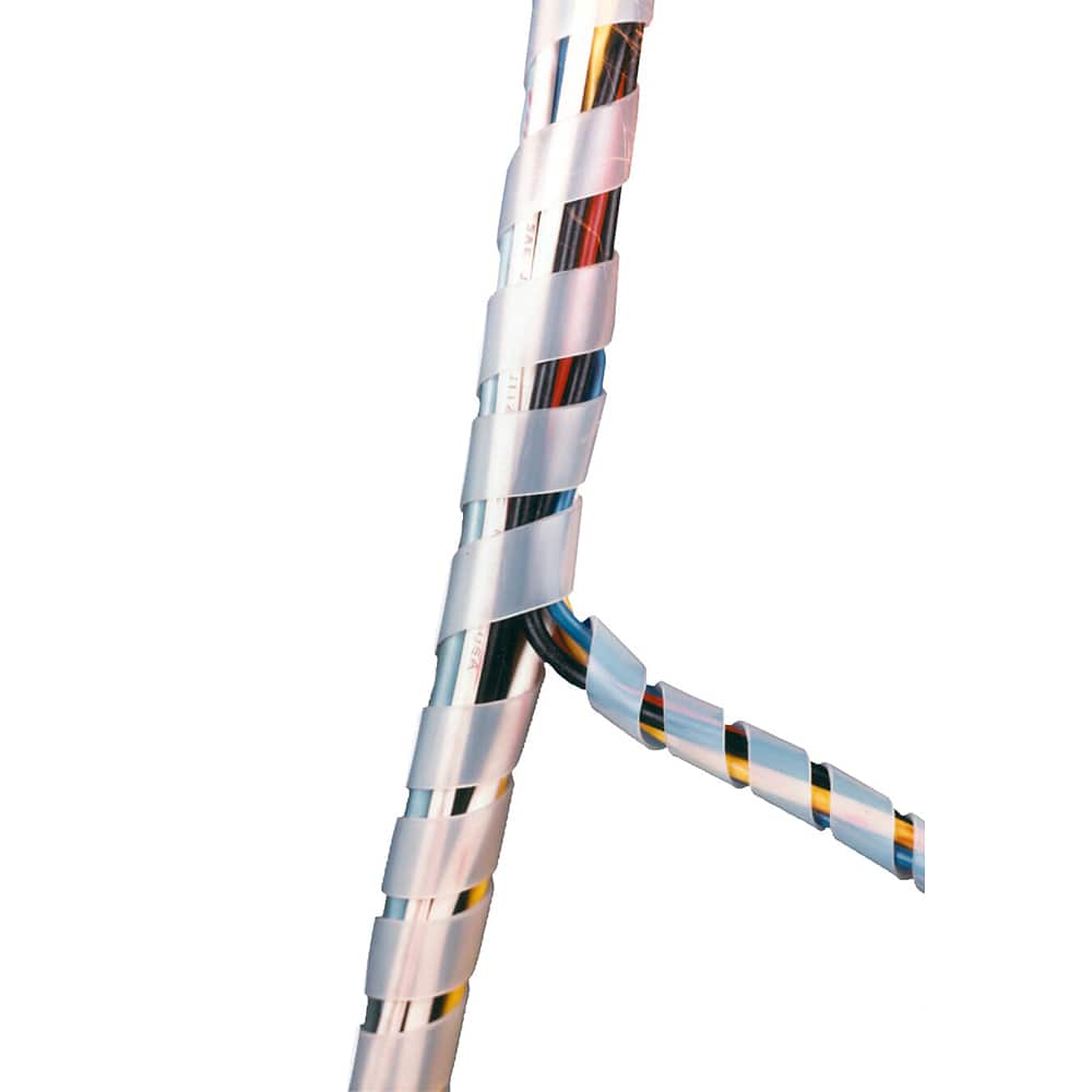 MM Newman - Cable Sleeves; Sleeve Type: Spiral Bundling; Expandable; Wire & Hose Harness; Automotive; Wrap-around; Spiral Wrap ; Inside Diameter (Decimal Inch): .095 ; Inside Diameter (Inch): .095 ; Color: Natural ; Resistance Features: Alkali Resistant; - Exact Tooling