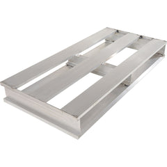 Vestil - Pallets; Type: Half Pallet ; Length (Decimal Inch): 24.0000 ; Width (Decimal Inch): 48.0000 ; Height (Decimal Inch): 6.000000 ; Static Load Capacity (Lb.): 4000.00 ; Color: Silver - Exact Tooling