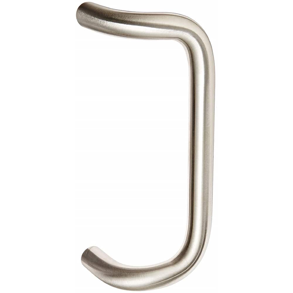 Rockwood - Door Pulls; Overall Length (Inch): 11 ; Finish/Coating: Satin Stainless Steel ; Grip Length: 4 (Inch); Projection: 3-1/2 (Inch) - Exact Tooling
