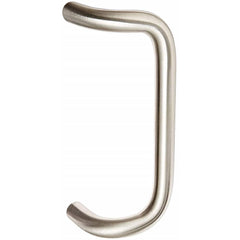 Rockwood - Door Pulls; Overall Length (Inch): 11 ; Finish/Coating: Satin Stainless Steel ; Grip Length: 4 (Inch); Projection: 3-1/2 (Inch) - Exact Tooling