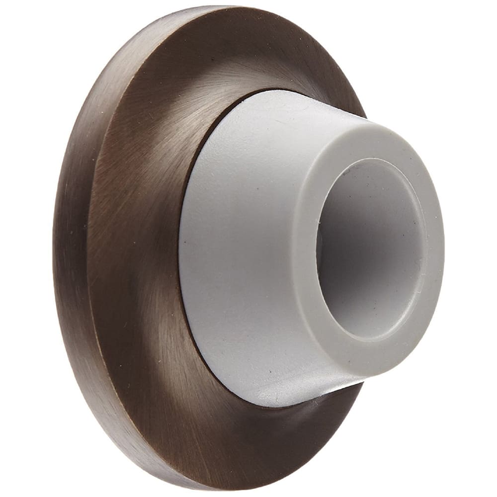 Rockwood - Stops; Type: Concave Bumper ; Finish/Coating: Oil Rubbed Bronze ; Projection: 1 (Inch); Mount Type: Wall - Exact Tooling