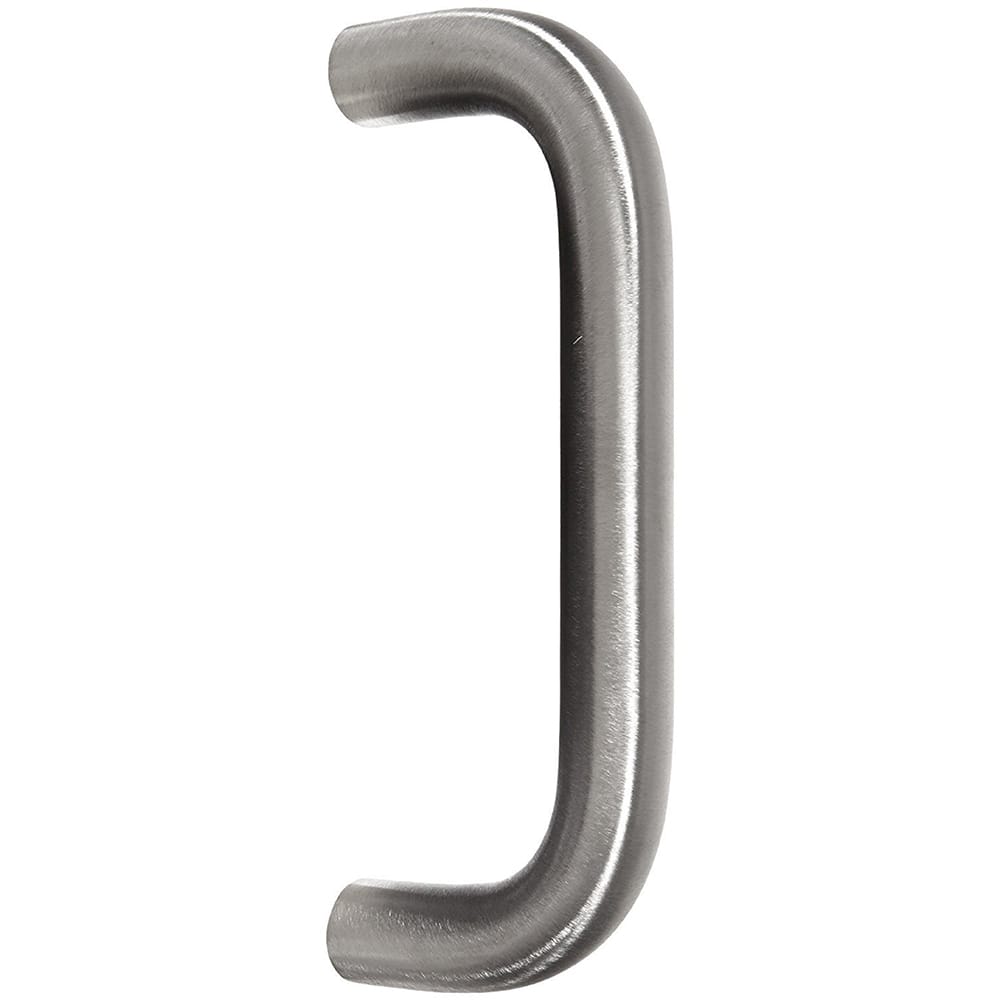 Rockwood - Door Pulls; Overall Length (Inch): 9 ; Finish/Coating: Satin Stainless Steel ; Grip Length: 4 (Inch); Projection: 3-1/2 (Inch) - Exact Tooling