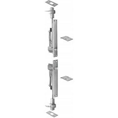 Rockwood - Slide Bolts; Length (Inch): 2 ; Width (Inch): 1 ; Finish/Coating: Satin Chrome - Exact Tooling