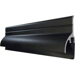 Pemko - Sweeps & Seals; Type: Door Bottom Sweep with Rain Drip ; Width (Inch): 2 ; Finish/Coating: Dark Bronze Anodized Aluminum ; Material: 6063-T6 Aluminum Alloy and Temper Retainer ; Back Strip Brush Width (Inch): 1.5 ; Bristle Length (Inch): 1.0000 - Exact Tooling