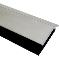 Pemko - Sweeps & Seals; Type: Door Bottom Sweep with Tek Screw ; Width (Inch): 1/4 ; Finish/Coating: Clear Anodized Aluminum ; Material: 6063-T6 Aluminum Alloy and Temper Retainer ; Back Strip Brush Width (Inch): 1 ; Bristle Length (Inch): 1.0000 - Exact Tooling