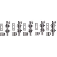 Rockwood - Slide Bolts; Length (Inch): 3 ; Width (Inch): 2 ; Finish/Coating: Satin Chrome - Exact Tooling