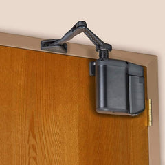 Yale - Manual Dampers; Finish/Coating: Textured; Black ; Door Thickness: 2-3/4 (Inch); Door Width: 48 (Inch); Additional Information: Brand: Norton - Exact Tooling