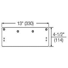 Yale - Door Closer Accessories; For Use With: 3000 Series Door Closers - Exact Tooling