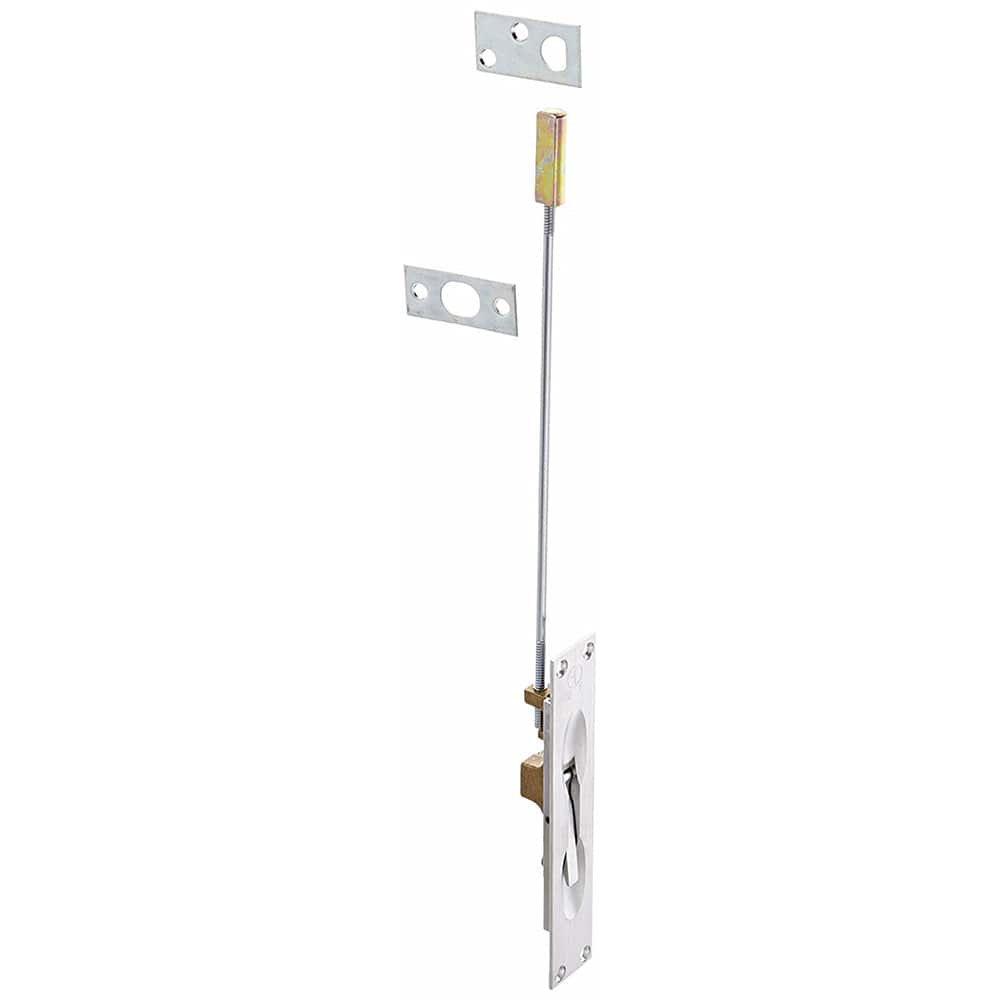 Rockwood - Slide Bolts; Length (Inch): 3 ; Width (Inch): 2 ; Finish/Coating: Satin Chrome - Exact Tooling